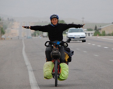 De la Chine à l'Afrique du Sud, les pérégrinations du cycliste Fengyan Du-风彦疯语-杜风彦
