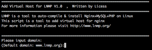 LNMP添加、删除虚拟主机及伪静态使用教程-风彦疯语-杜风彦